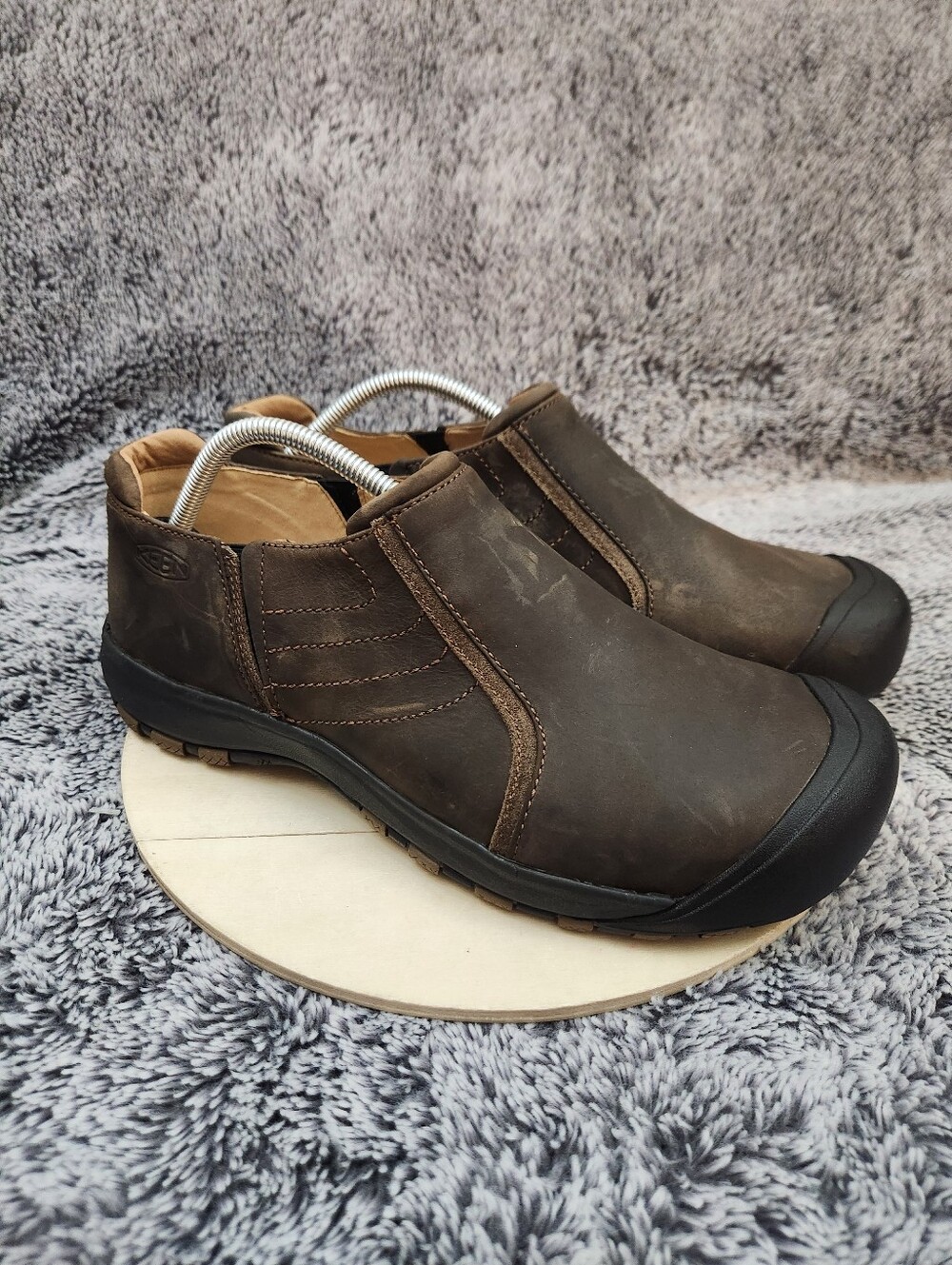 KEEN Brixen Low Brown Insulated Waterproof Slip On Leather Men's Size 11